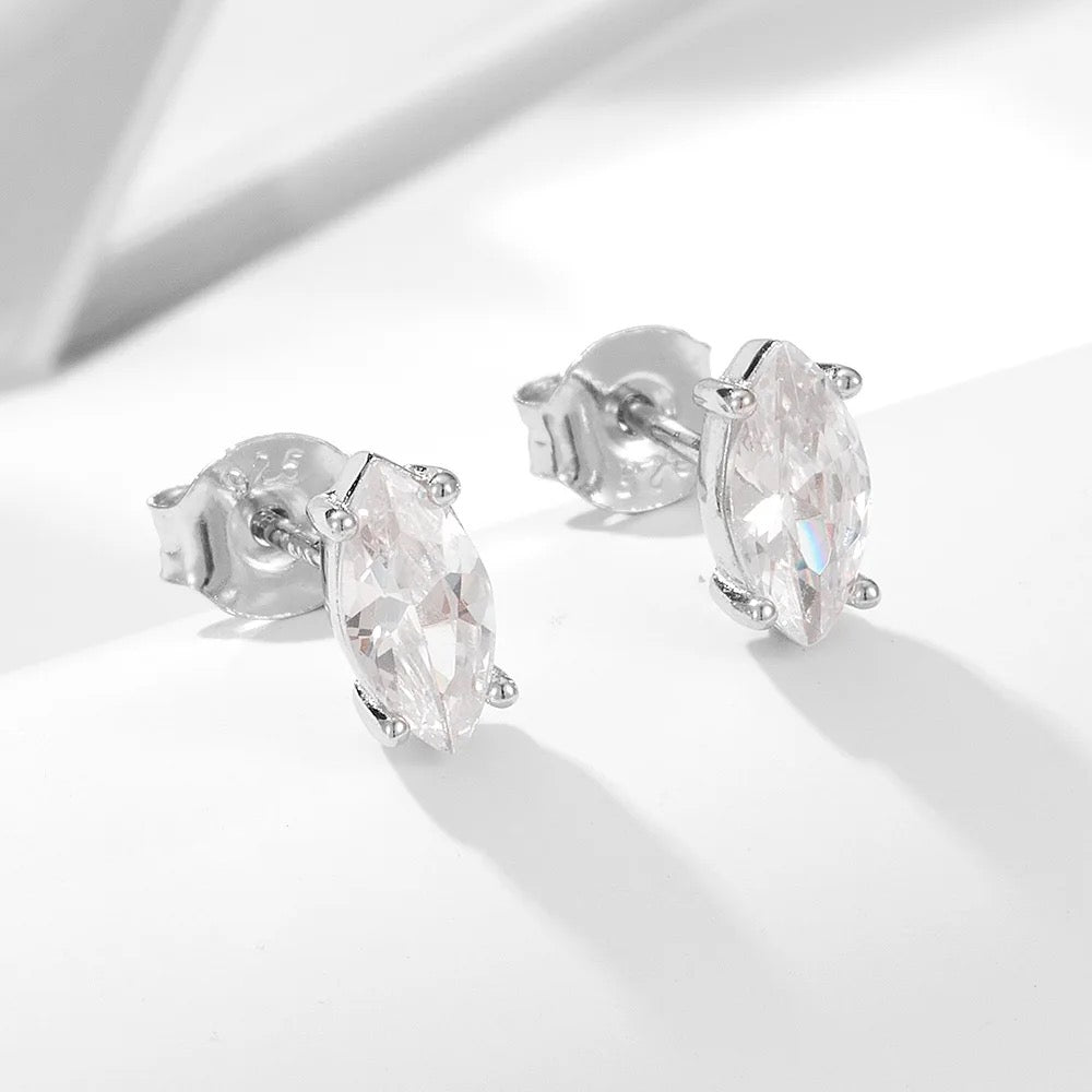 Oval Zirconia Silver