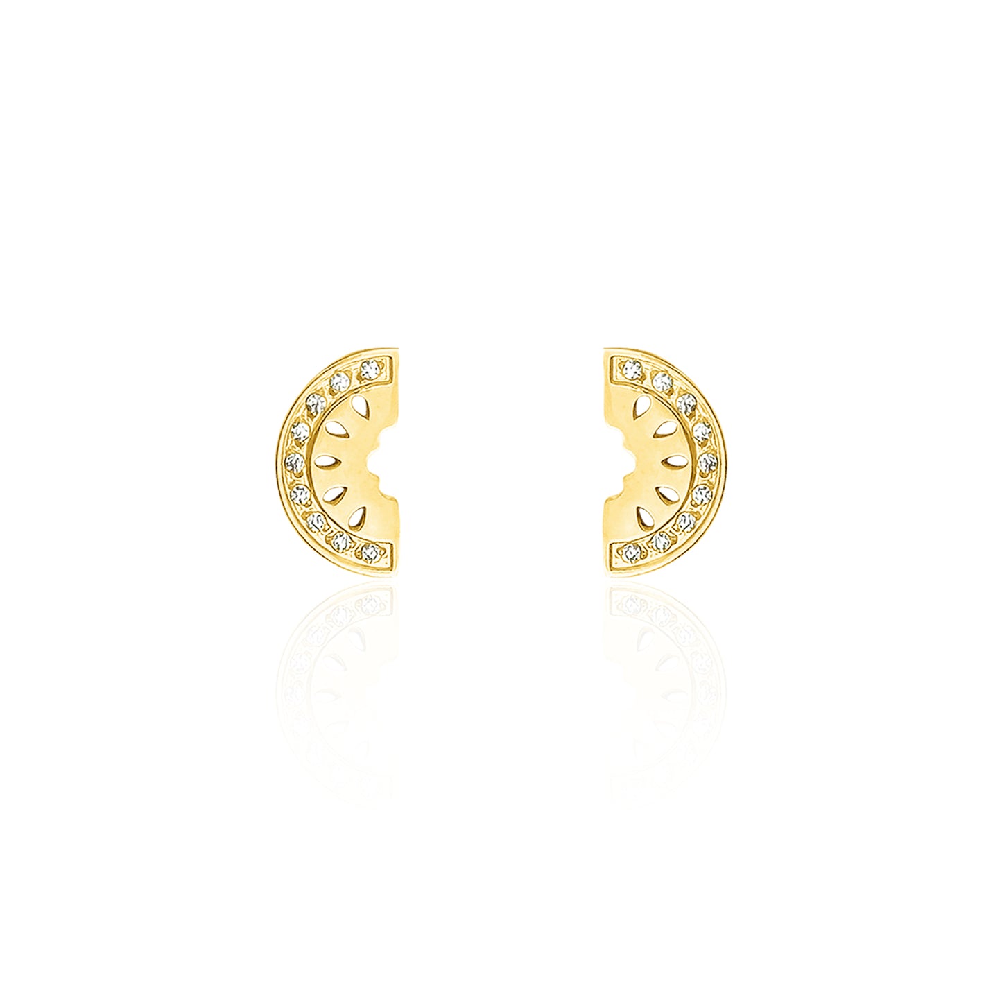 Watermelon earring gold