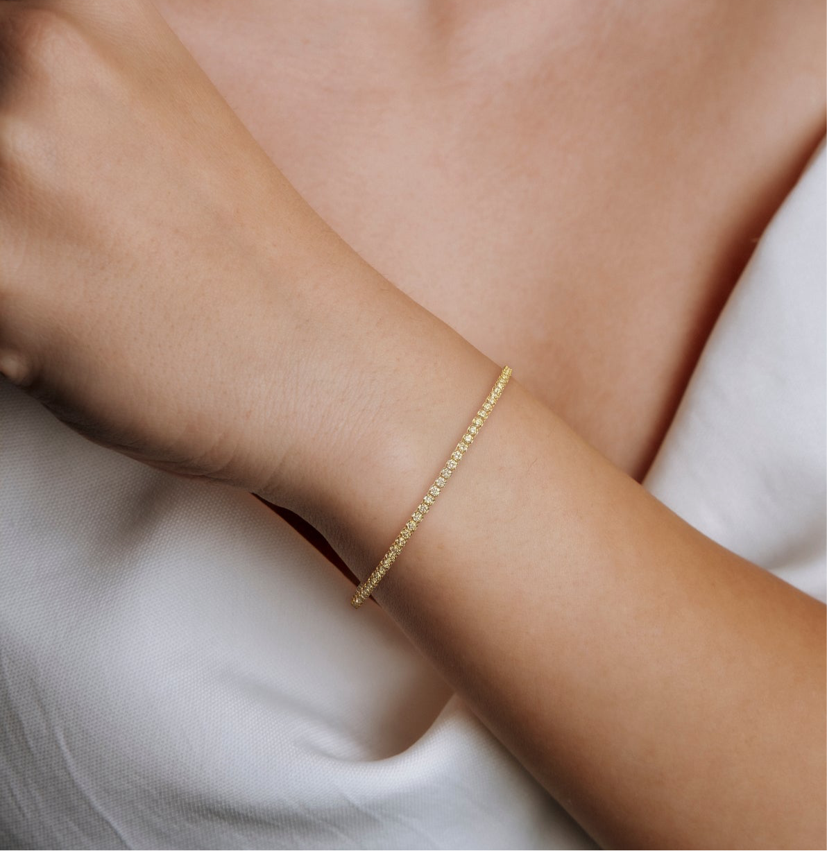 Tennis Bracelet Gold