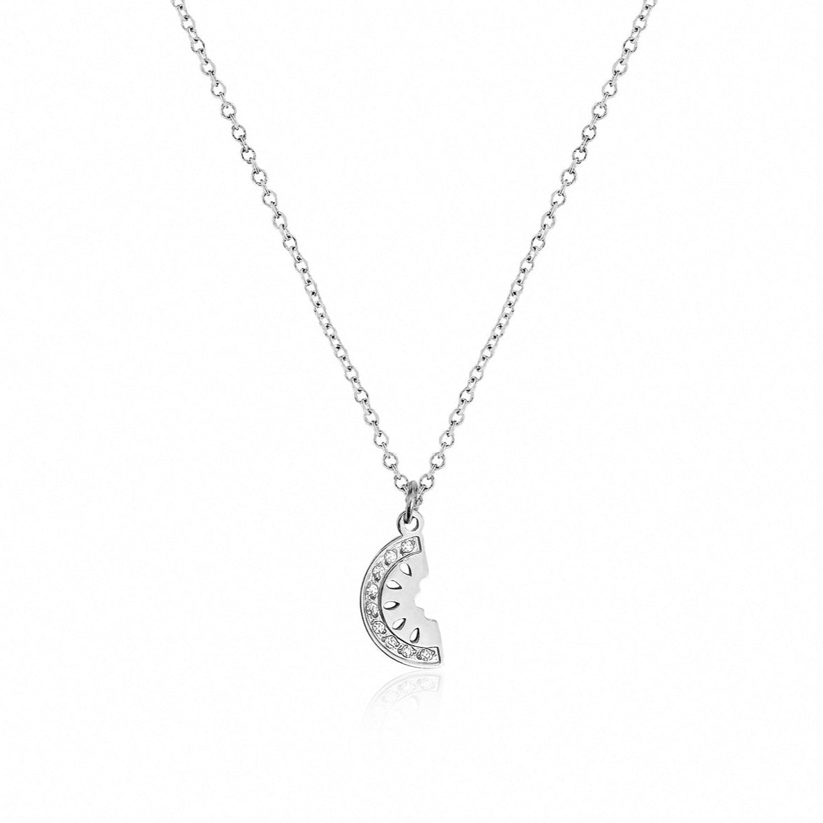 Watermelon Necklace Silver
