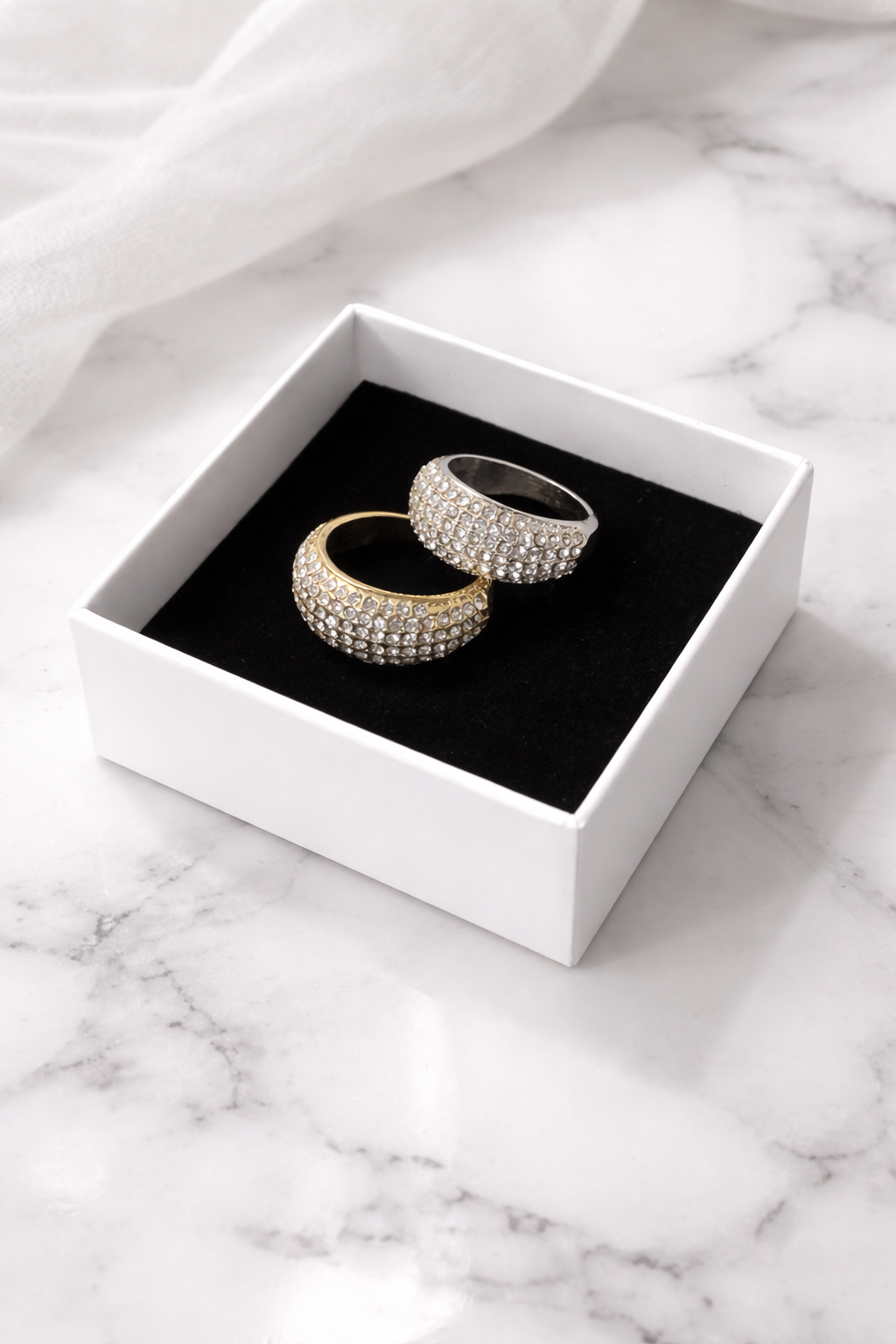 Chunky Sparkling - silver