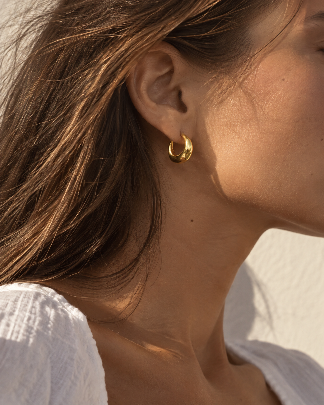 Chunky Hoop (S) - gold
