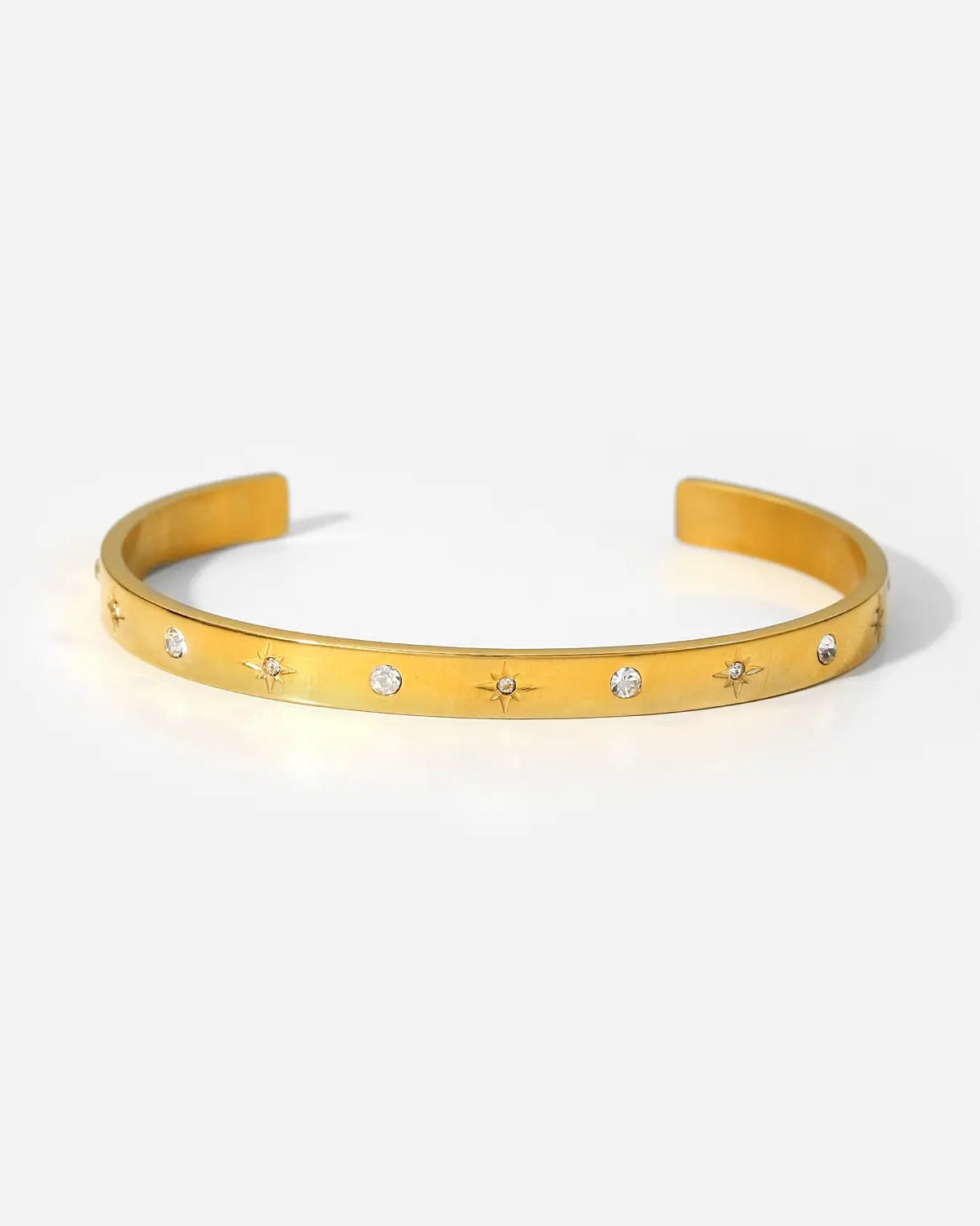Bangle With Stars Gold