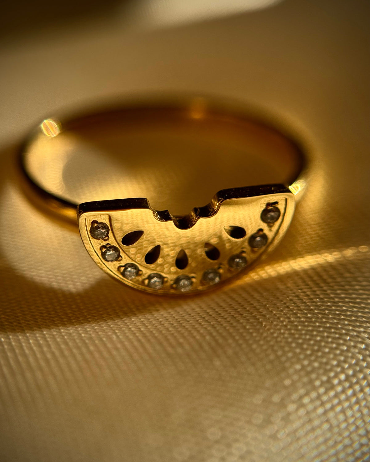 Watermelon Ring Gold