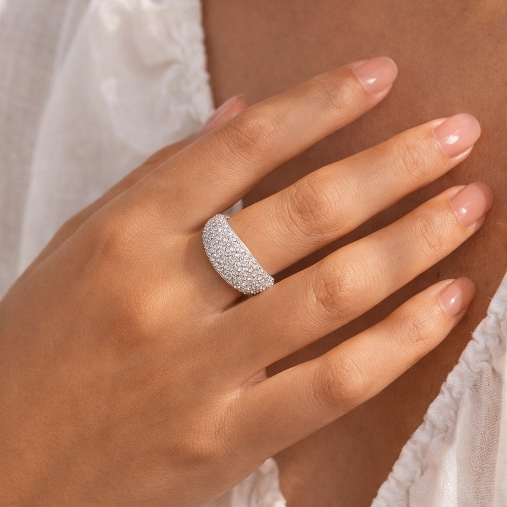 Chunky Sparkling - silver