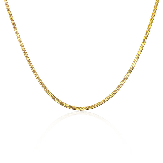 Snake Chain Necklace Gold