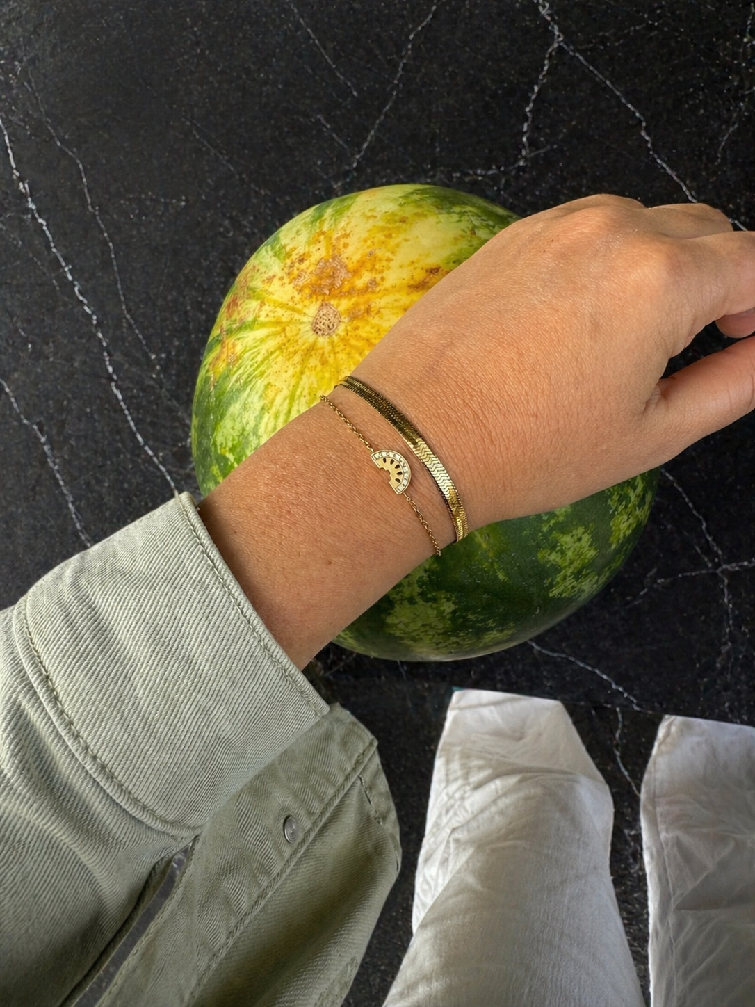 Watermelon Bracelet Gold
