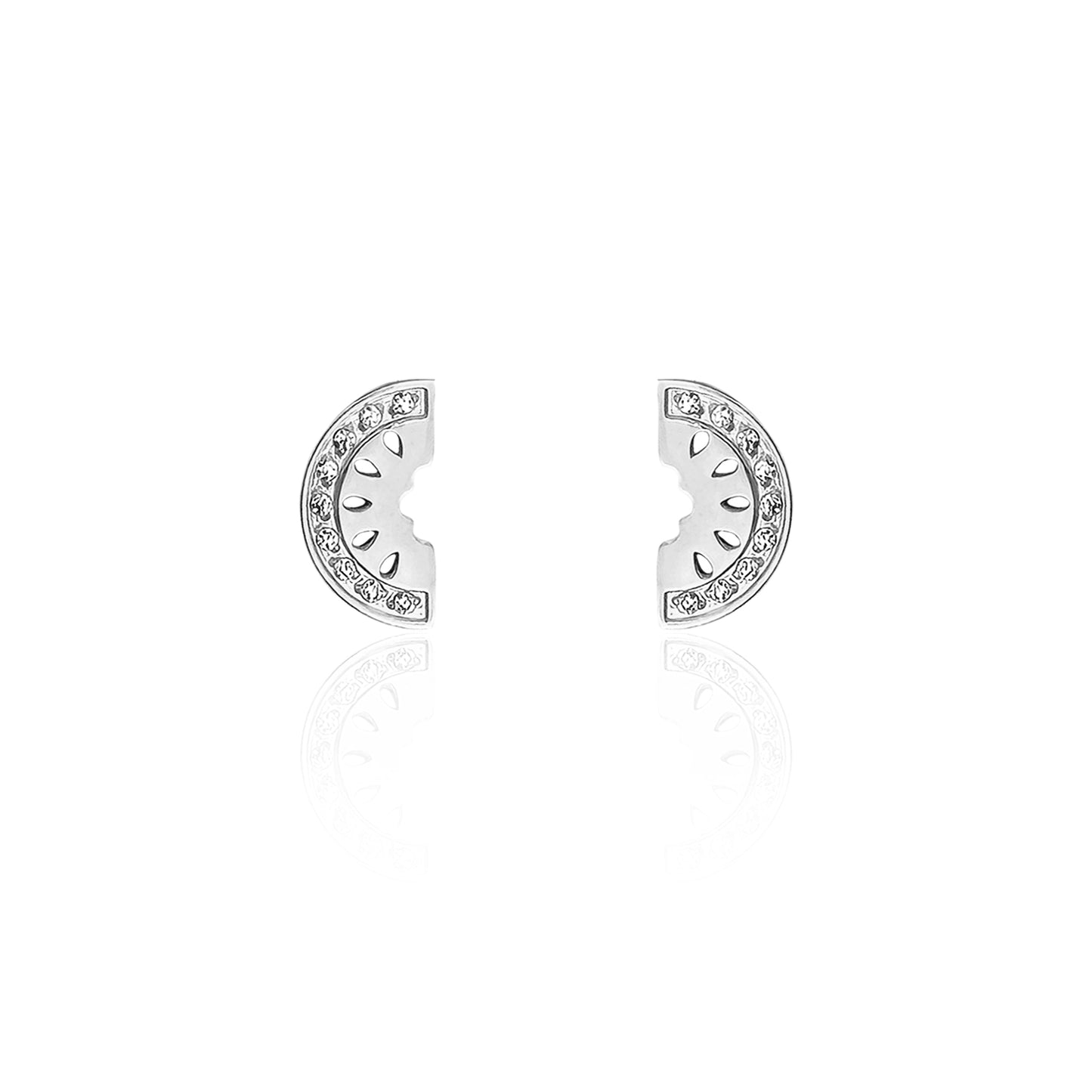 Watermelon earring silver