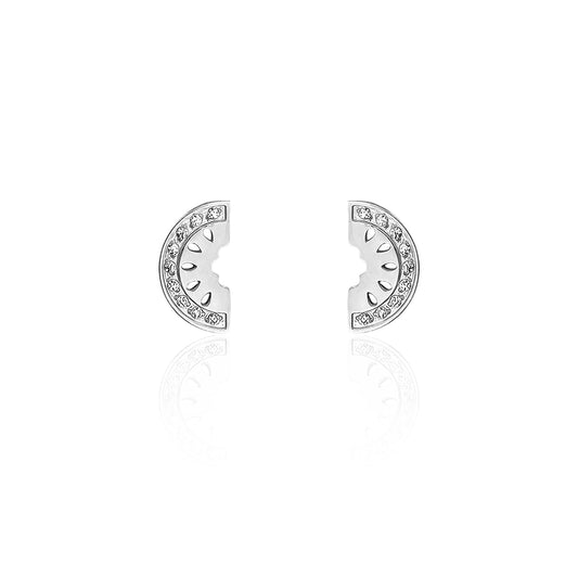 Watermelon earring silver