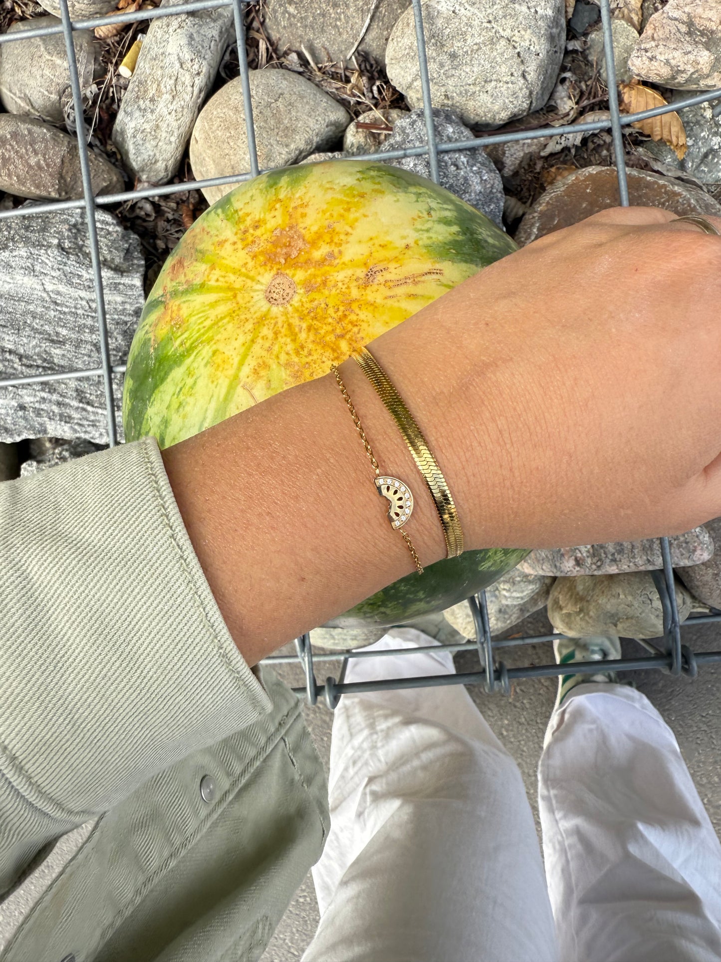 Snake Chain Bracelet Gold