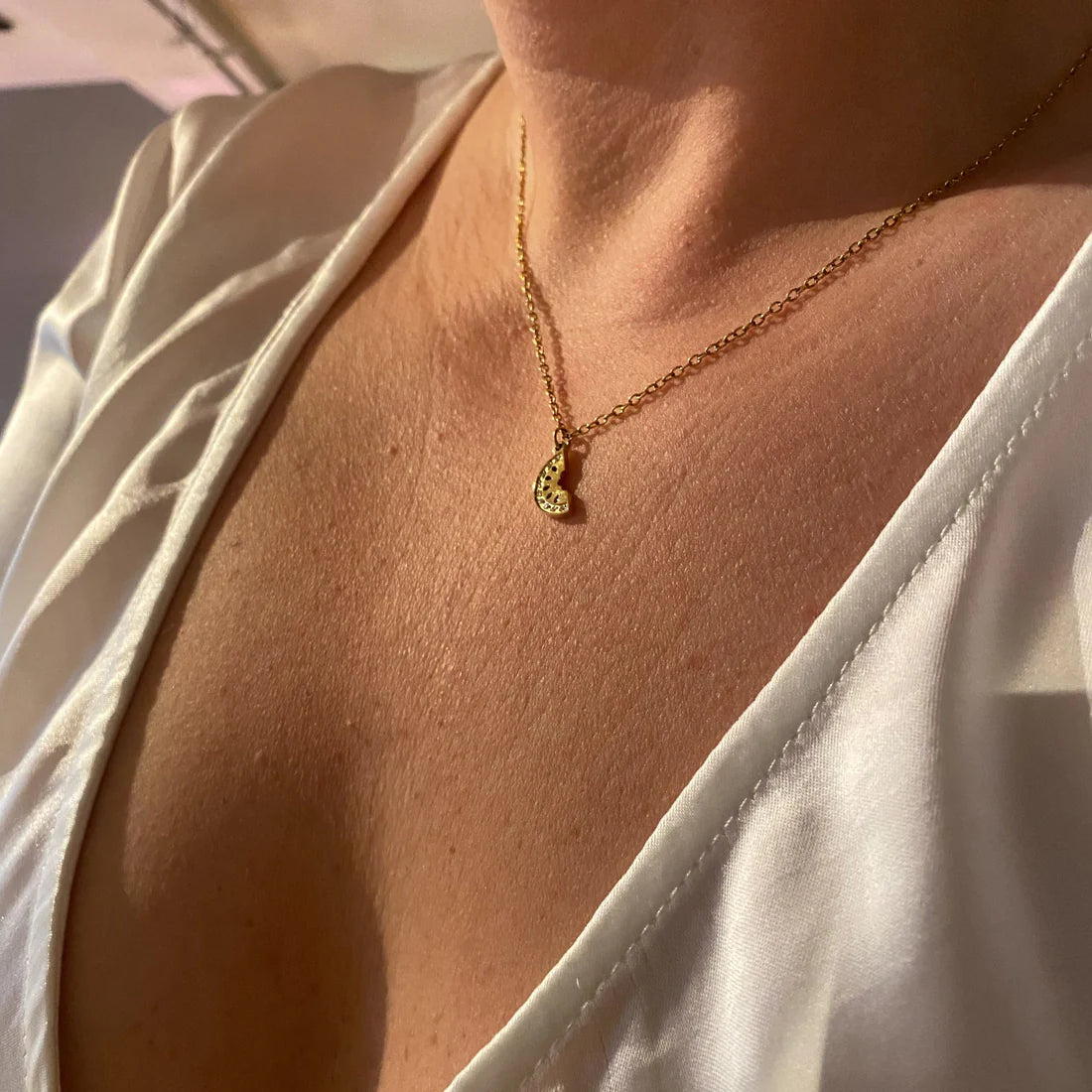 Watermelon Necklace Gold