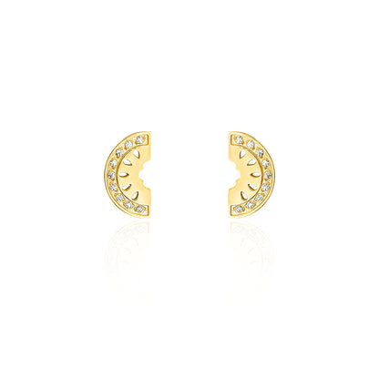 Watermelon earring gold