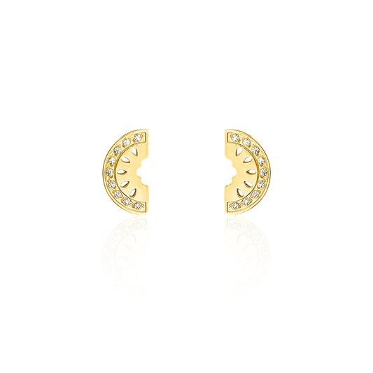 Watermelon earring gold