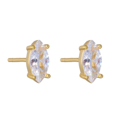 Oval Zirconia Gold