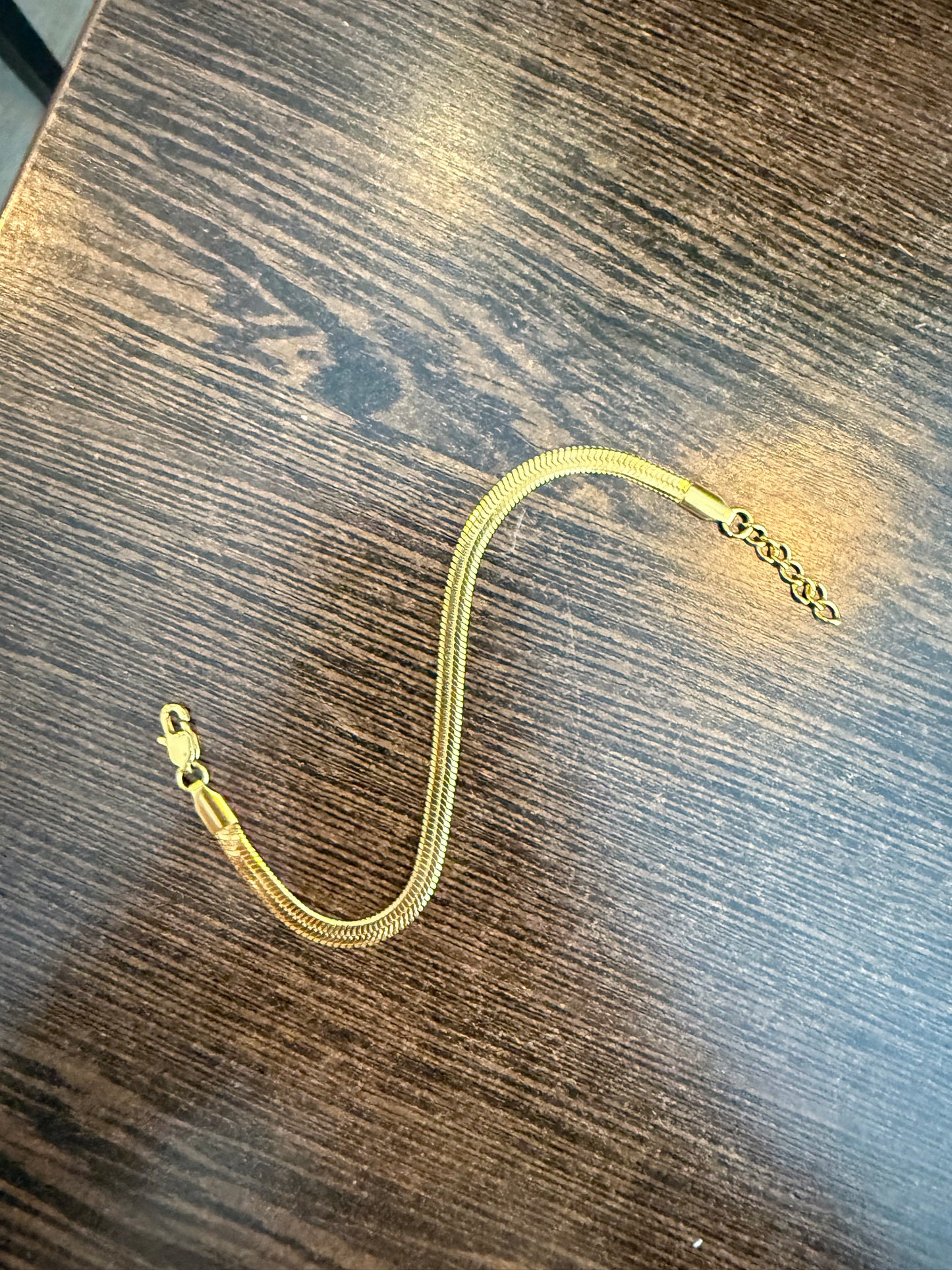 Snake Chain Bracelet Gold