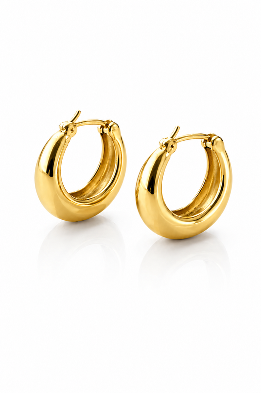 Chunky Hoop (S) - gold