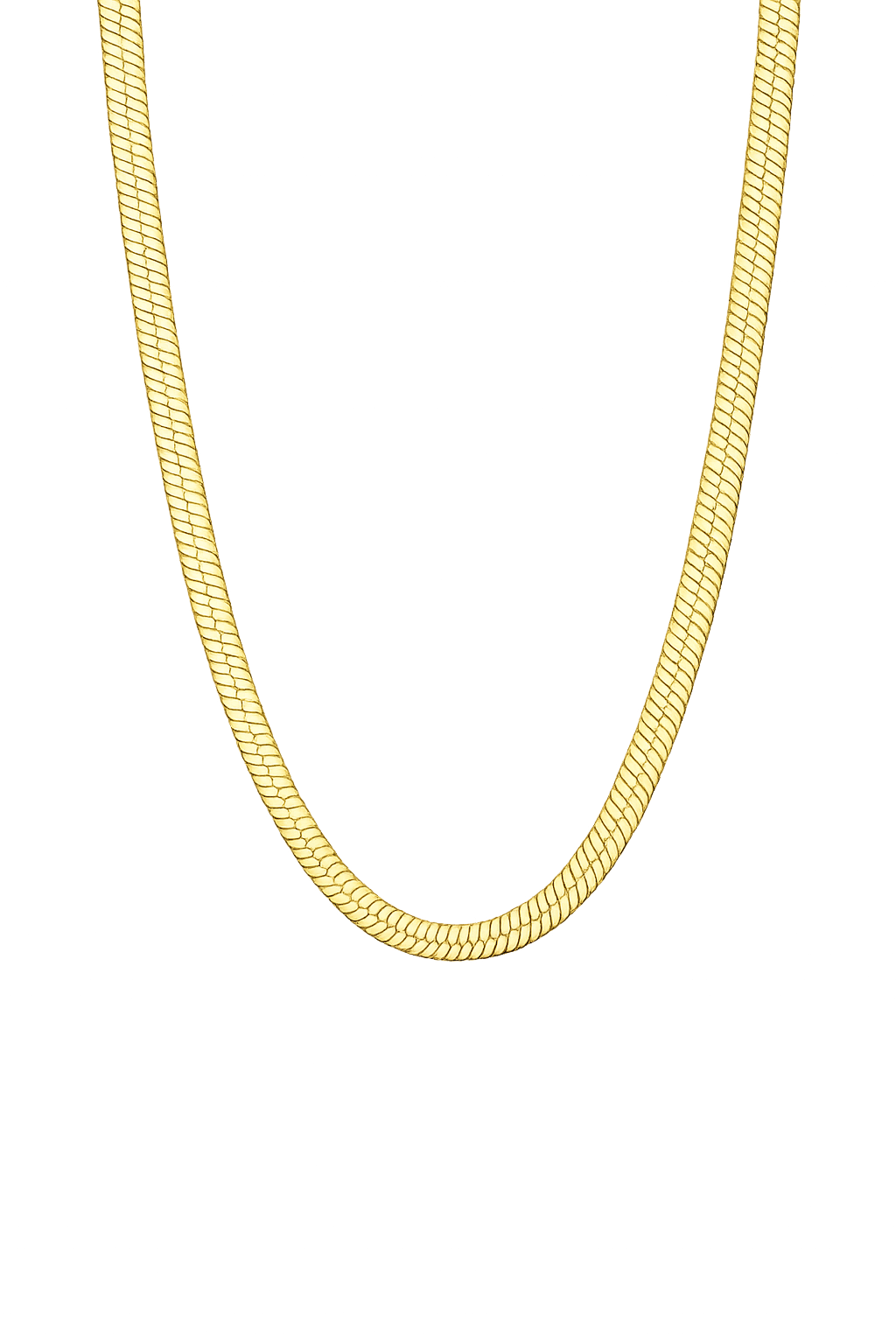 Snake Chain Necklace Gold