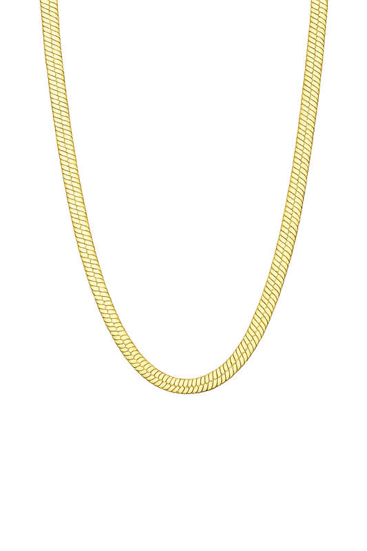 Snake Chain Necklace Gold