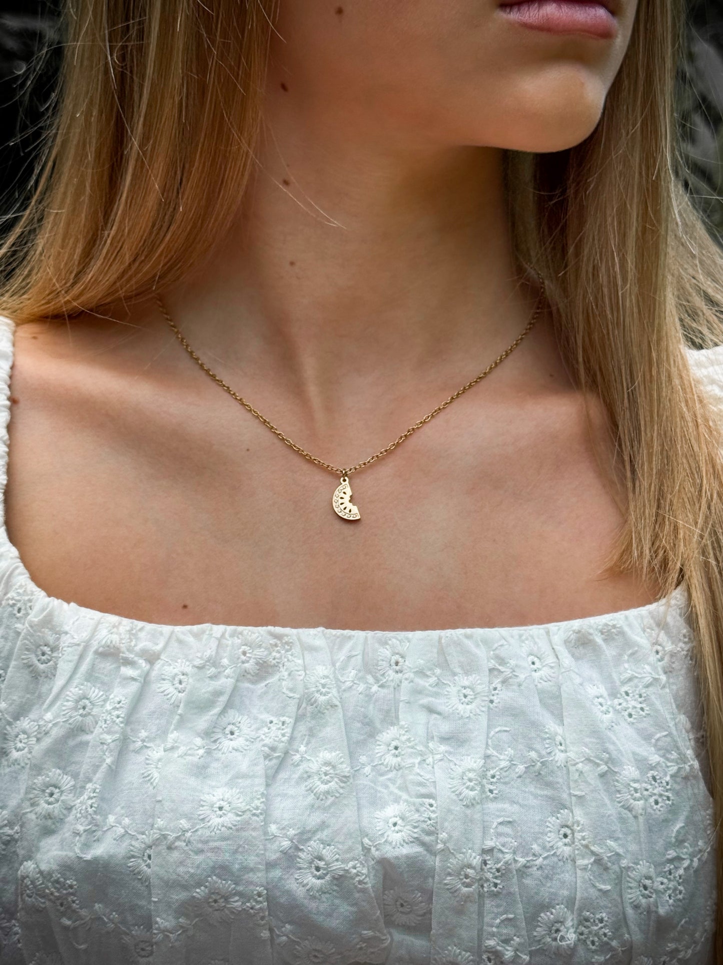Watermelon Necklace Gold