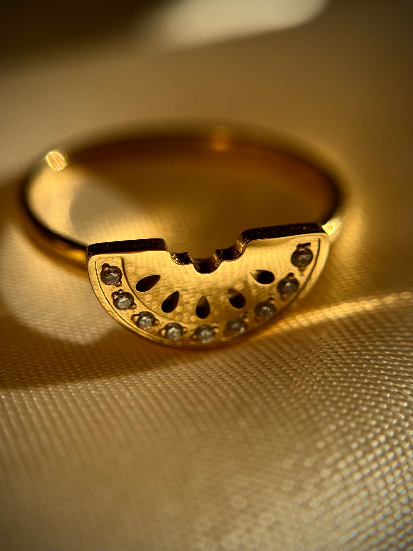 Watermelon Ring Gold